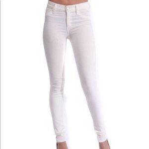 Abercrombie & Fitch Super Skinny White Jeans, Size 26/31